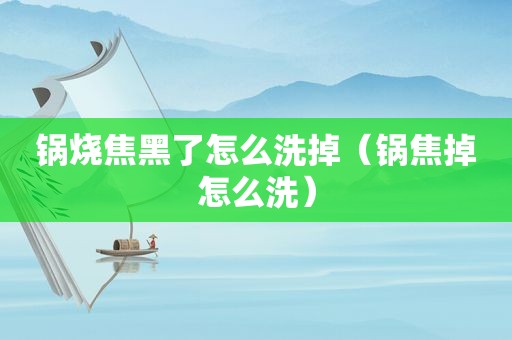 锅烧焦黑了怎么洗掉（锅焦掉怎么洗）