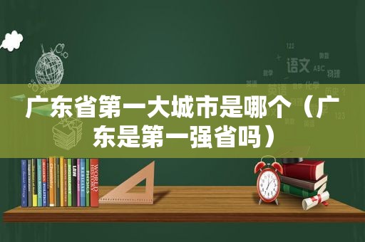 广东省第一大城市是哪个（广东是第一强省吗）