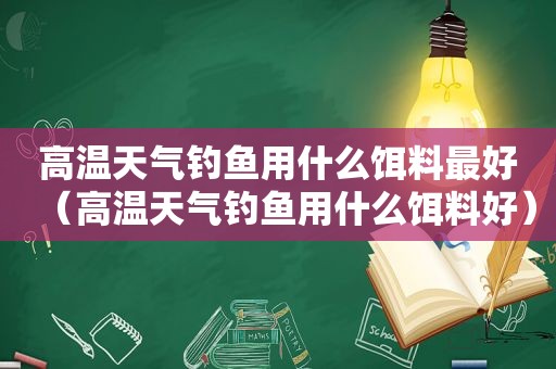 高温天气钓鱼用什么饵料最好（高温天气钓鱼用什么饵料好）