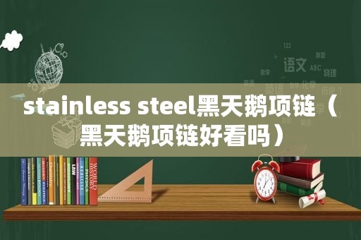 stainless steel黑天鹅项链（黑天鹅项链好看吗）