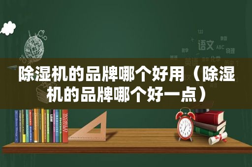 除湿机的品牌哪个好用（除湿机的品牌哪个好一点）