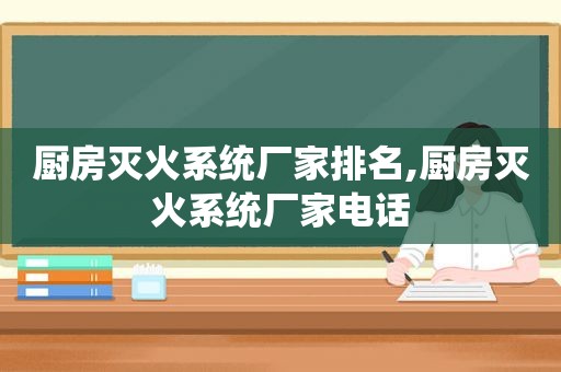 厨房灭火系统厂家排名,厨房灭火系统厂家电话