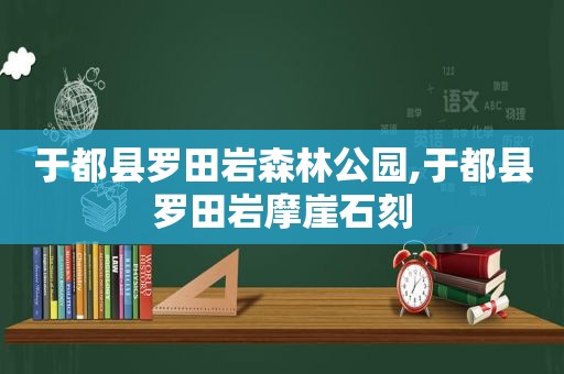 于都县罗田岩森林公园,于都县罗田岩摩崖石刻