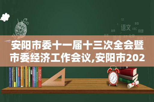 安阳市委十一届十三次全会暨市委经济工作会议,安阳市2021重点发展规划