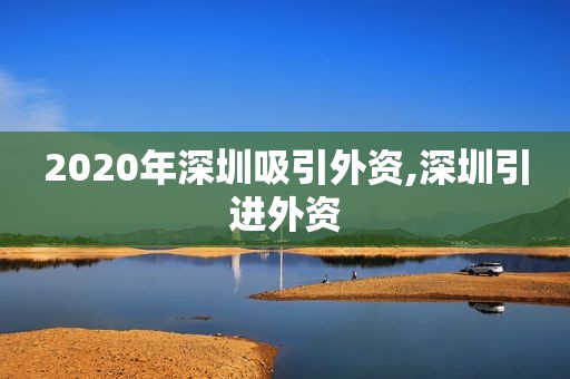 2020年深圳吸引外资,深圳引进外资