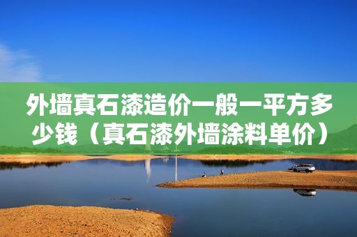 外墙真石漆造价一般一平方多少钱（真石漆外墙涂料单价）