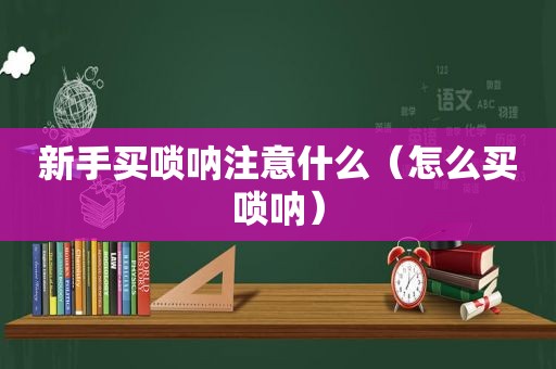 新手买唢呐注意什么（怎么买唢呐）