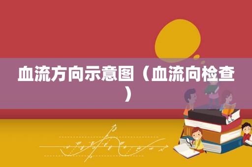 血流方向示意图（血流向检查）