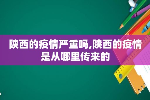 陕西的疫情严重吗,陕西的疫情是从哪里传来的