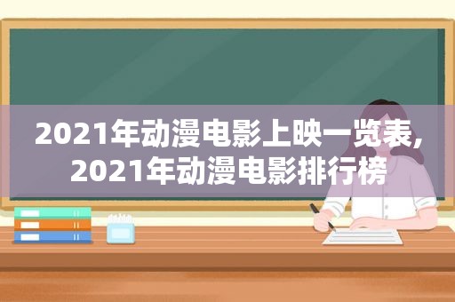 2021年动漫电影上映一览表,2021年动漫电影排行榜  第1张