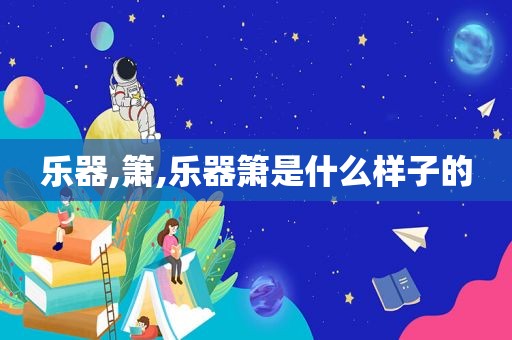 乐器,箫,乐器箫是什么样子的