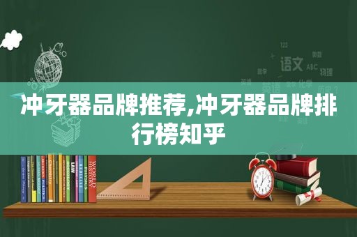 冲牙器品牌推荐,冲牙器品牌排行榜知乎  第1张