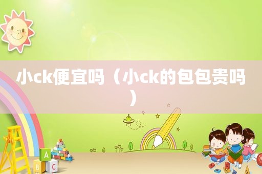 小ck便宜吗（小ck的包包贵吗）