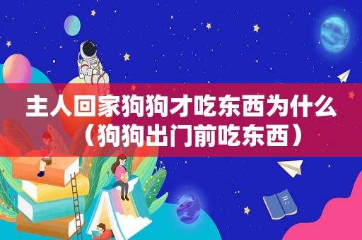 主人回家狗狗才吃东西为什么（狗狗出门前吃东西）