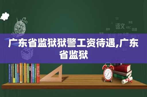 广东省监狱狱警工资待遇,广东省监狱