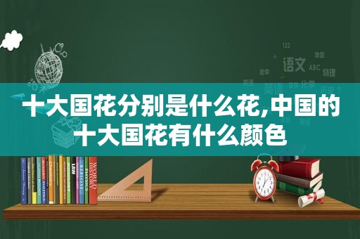 十大国花分别是什么花,中国的十大国花有什么颜色