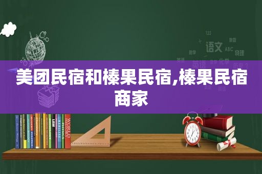 美团民宿和榛果民宿,榛果民宿商家