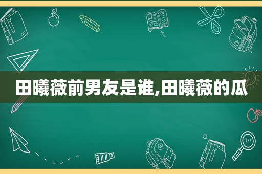 田曦薇前男友是谁,田曦薇的瓜