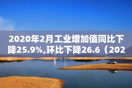 2020年2月工业增加值同比下降25.9%,环比下降26.6（2020年2月份工业企业产品销售率同比下降）