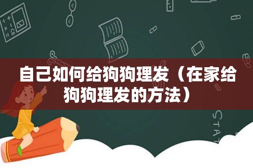 自己如何给狗狗理发（在家给狗狗理发的方法）