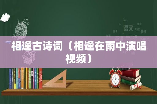 相逢古诗词（相逢在雨中演唱视频）