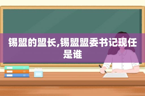 锡盟的盟长,锡盟盟委书记现任是谁  第1张