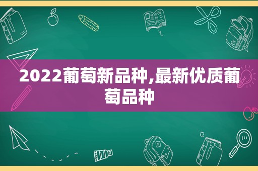 2022葡萄新品种,最新优质葡萄品种