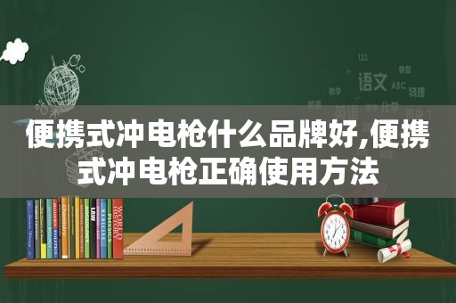 便携式冲电枪什么品牌好,便携式冲电枪正确使用方法