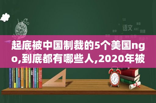 起底被中国制裁的5个美国ngo,到底都有哪些人,2020年被美国制裁的中国公司中国大学中国人