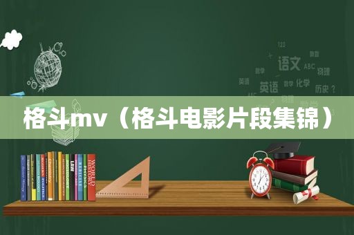 格斗mv（格斗电影片段集锦）