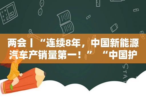 两会丨“连续8年，中国新能源汽车产销量第一！” “中国护照含金量越来越高”…首场“委员通道”，委员们说了这些  第1张