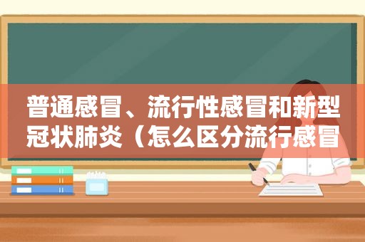 普通感冒、流行性感冒和新型冠状肺炎（怎么区分流行感冒和新型冠状病毒）  第1张