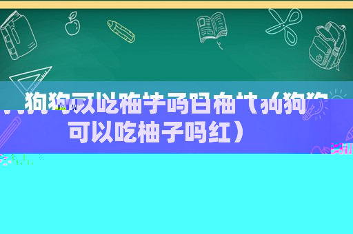 狗狗可以吃柚子吗白柚（狗狗可以吃柚子吗红）