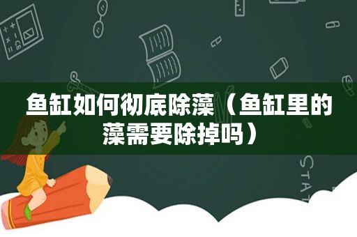 鱼缸如何彻底除藻（鱼缸里的藻需要除掉吗）