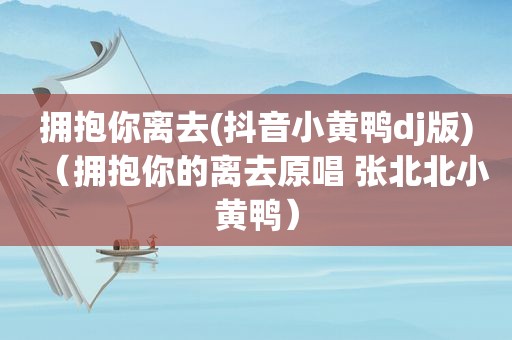 拥抱你离去(抖音小黄鸭dj版)（拥抱你的离去原唱 张北北小黄鸭）