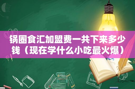 锅圈食汇加盟费一共下来多少钱（现在学什么小吃最火爆）