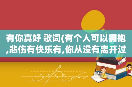 有你真好 歌词(有个人可以拥抱,悲伤有快乐有,你从没有离开过是哪一首歌歌词谢谢了)