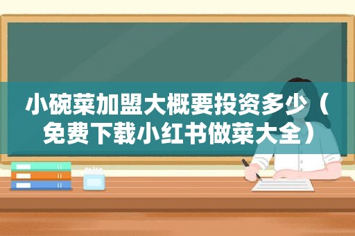 小碗菜加盟大概要投资多少（免费下载小红书做菜大全）