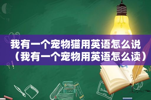 我有一个宠物猫用英语怎么说（我有一个宠物用英语怎么读）