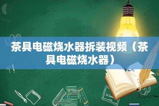 茶具电磁烧水器拆装视频（茶具电磁烧水器）