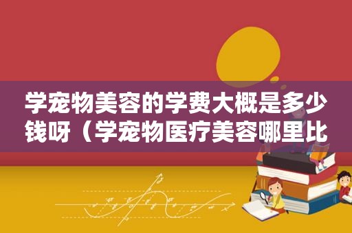 学宠物美容的学费大概是多少钱呀（学宠物医疗美容哪里比较好呢）