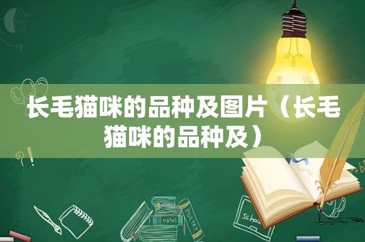 长毛猫咪的品种及图片（长毛猫咪的品种及）