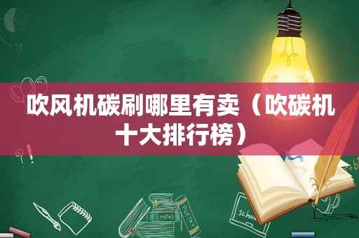 吹风机碳刷哪里有卖（吹碳机十大排行榜）