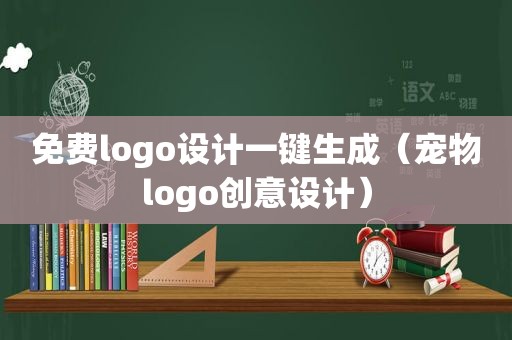 免费logo设计一键生成（宠物logo创意设计）