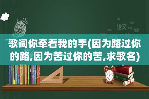 歌词你牵着我的手(因为路过你的路,因为苦过你的苦,求歌名)