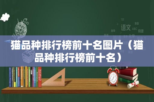 猫品种排行榜前十名图片（猫品种排行榜前十名）