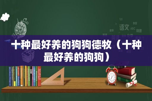 十种最好养的狗狗德牧（十种最好养的狗狗）