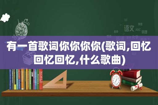 有一首歌词你你你你(歌词,回忆回忆回忆,什么歌曲)