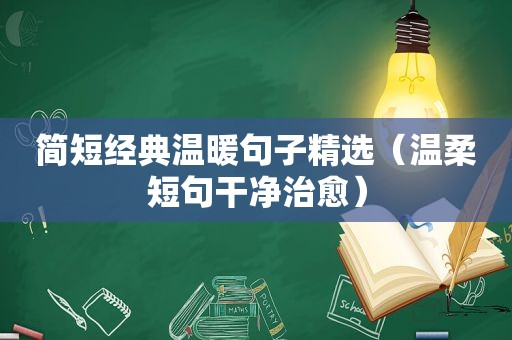 简短经典温暖句子 *** （温柔短句干净治愈）