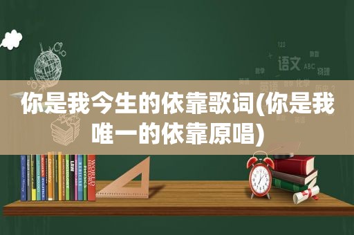 你是我今生的依靠歌词(你是我唯一的依靠原唱)